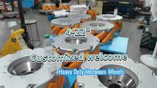 Heavy Duty Mecanum Wheels AGV Load 3500kg