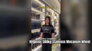 6 Inch Hygienic Stainless Steel Mecanum Wheel for AGV